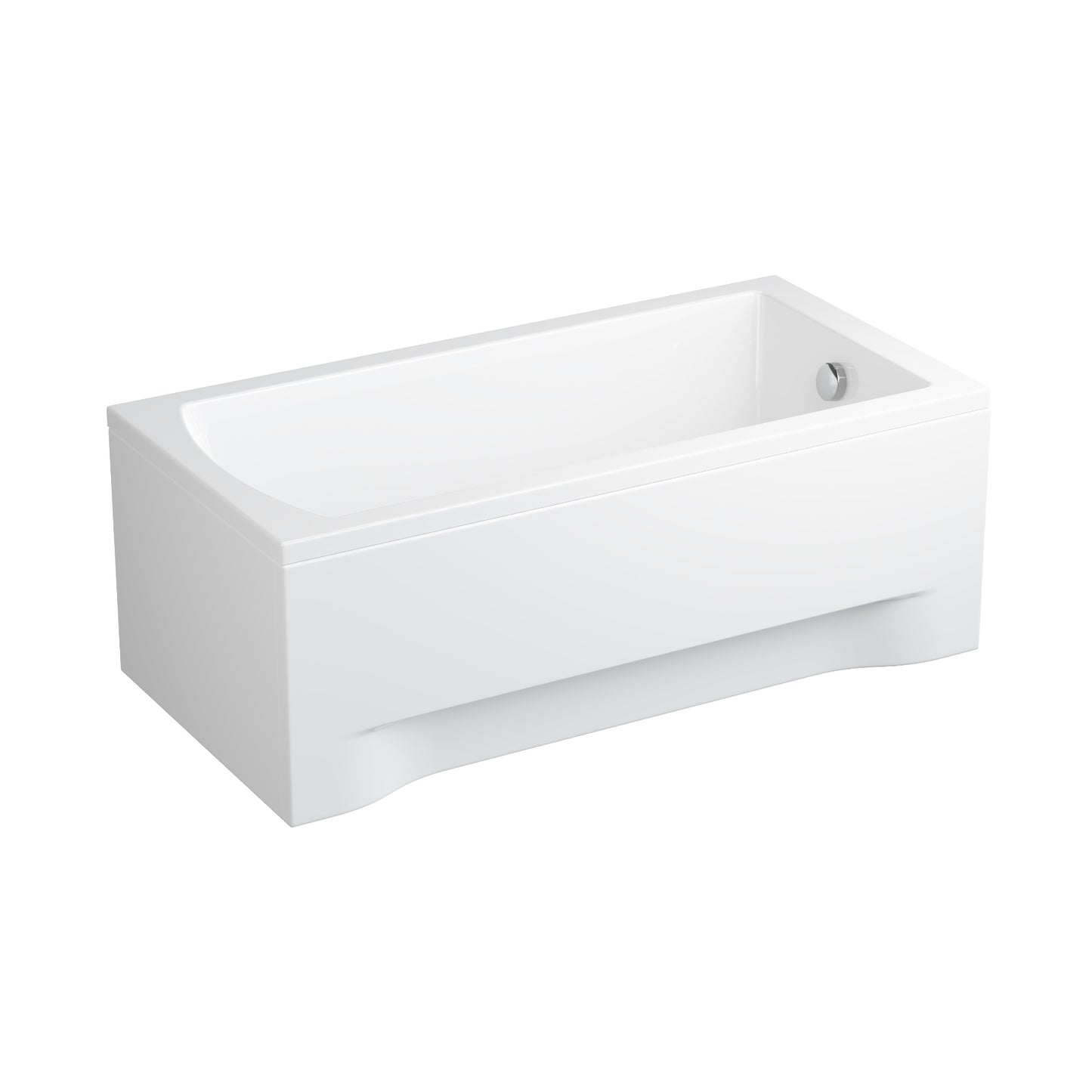 Acrylic rectangular bathtub TOLA