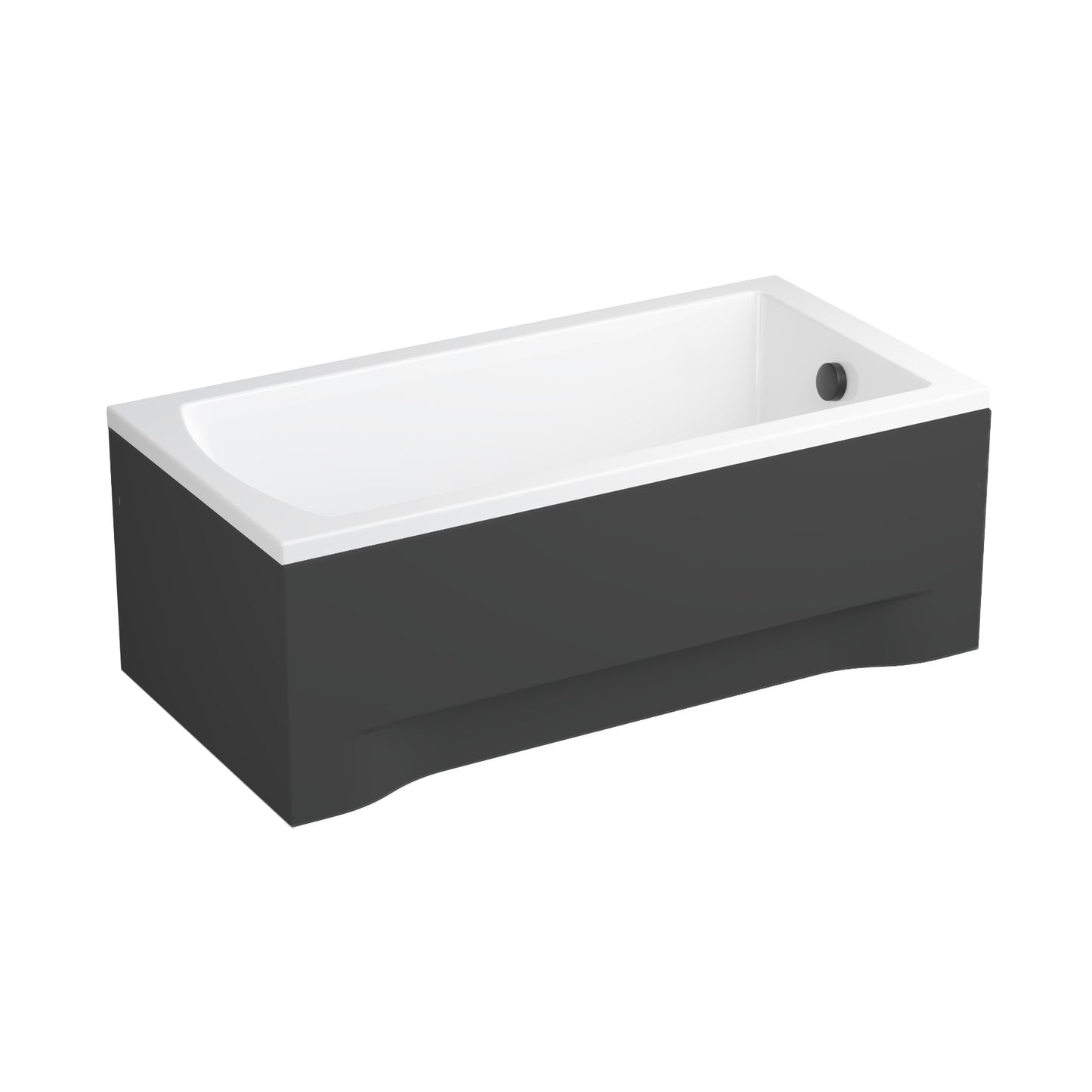 Acrylic rectangular bathtub TOLA