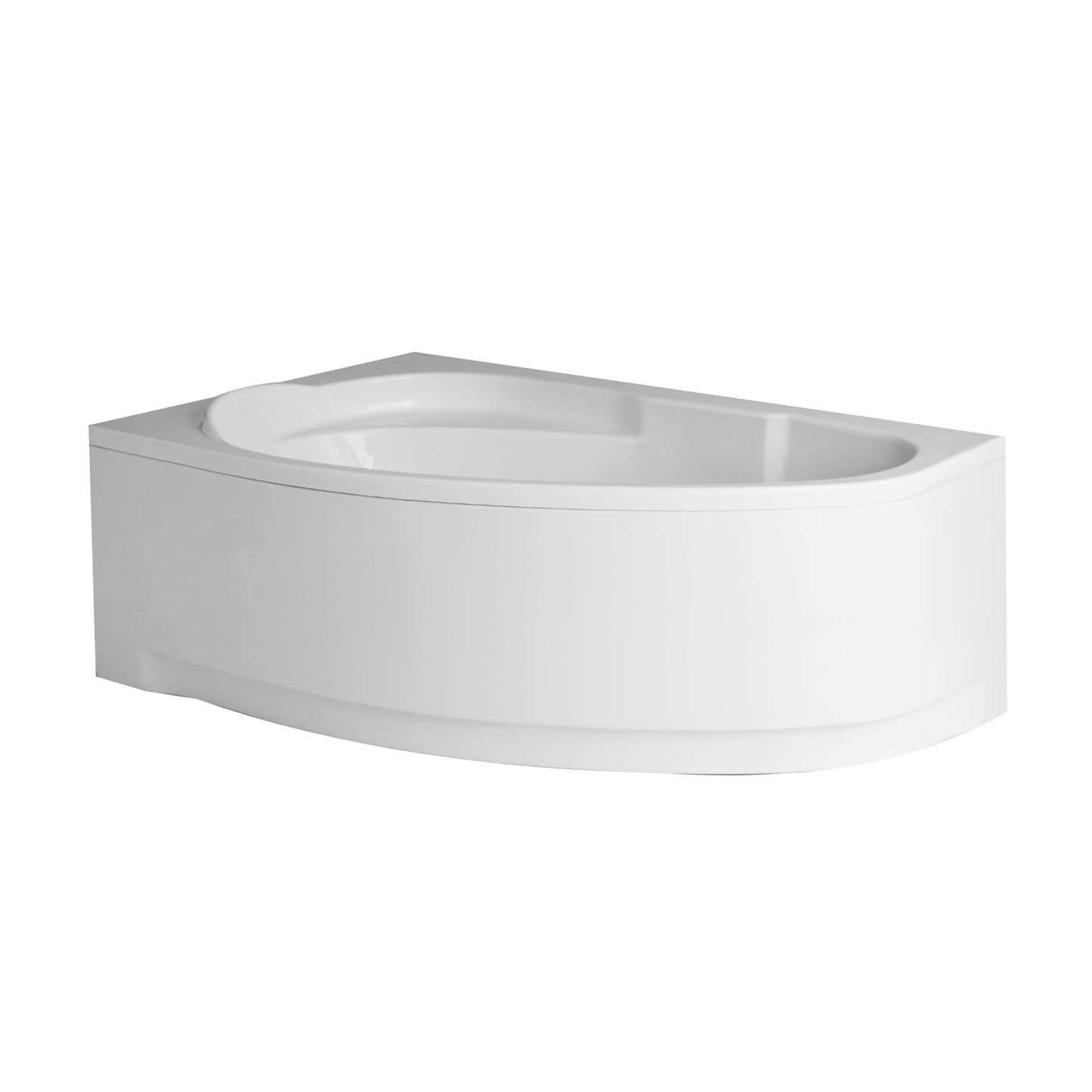 Acrylic asymmetrical corner bathtub MAREA
