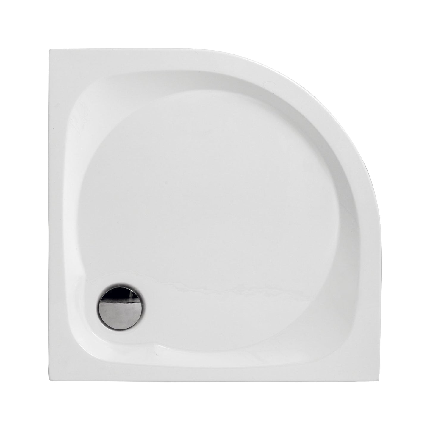 Acrylic semicircular shower base NOWY STYL