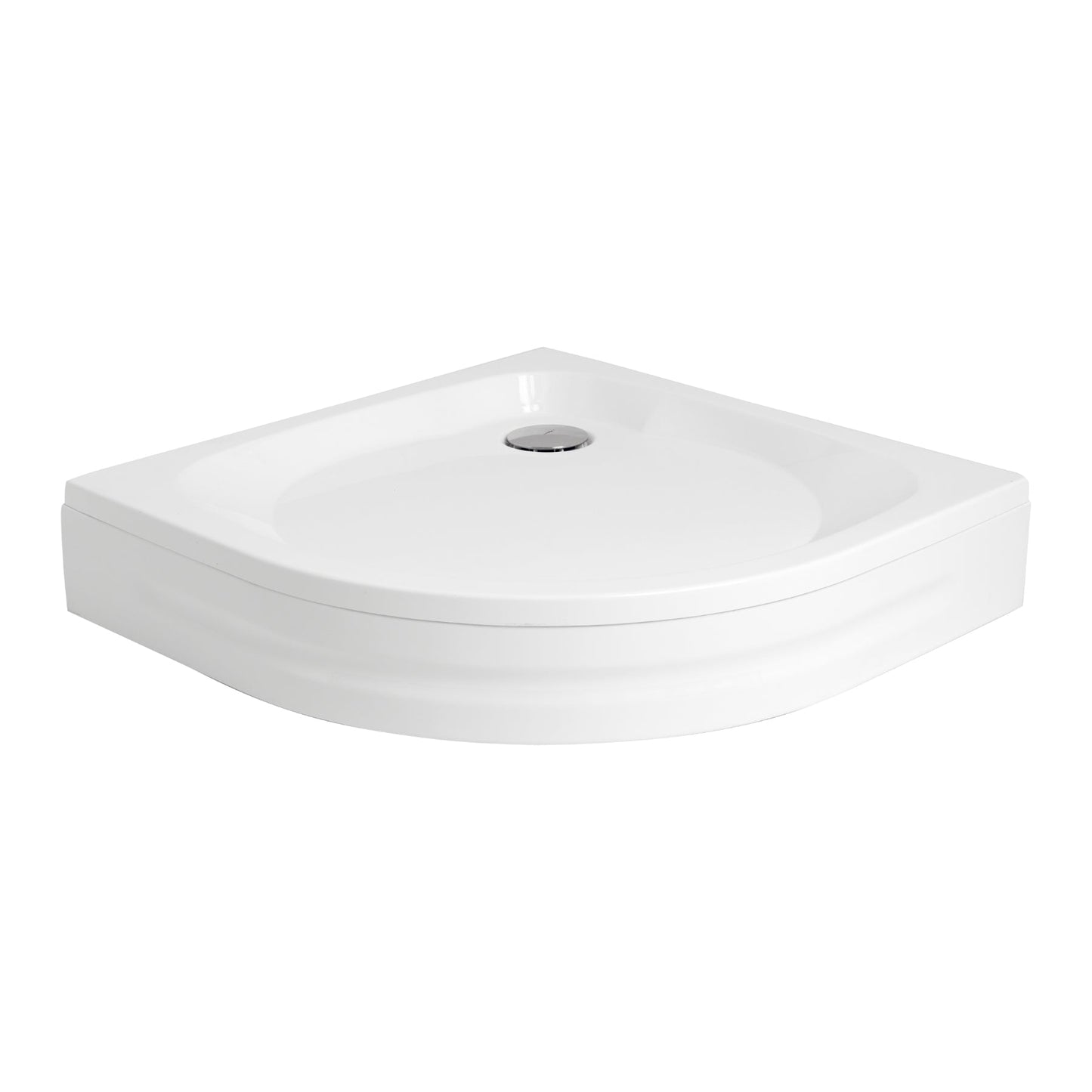 Acrylic semicircular shower base NOWY STYL
