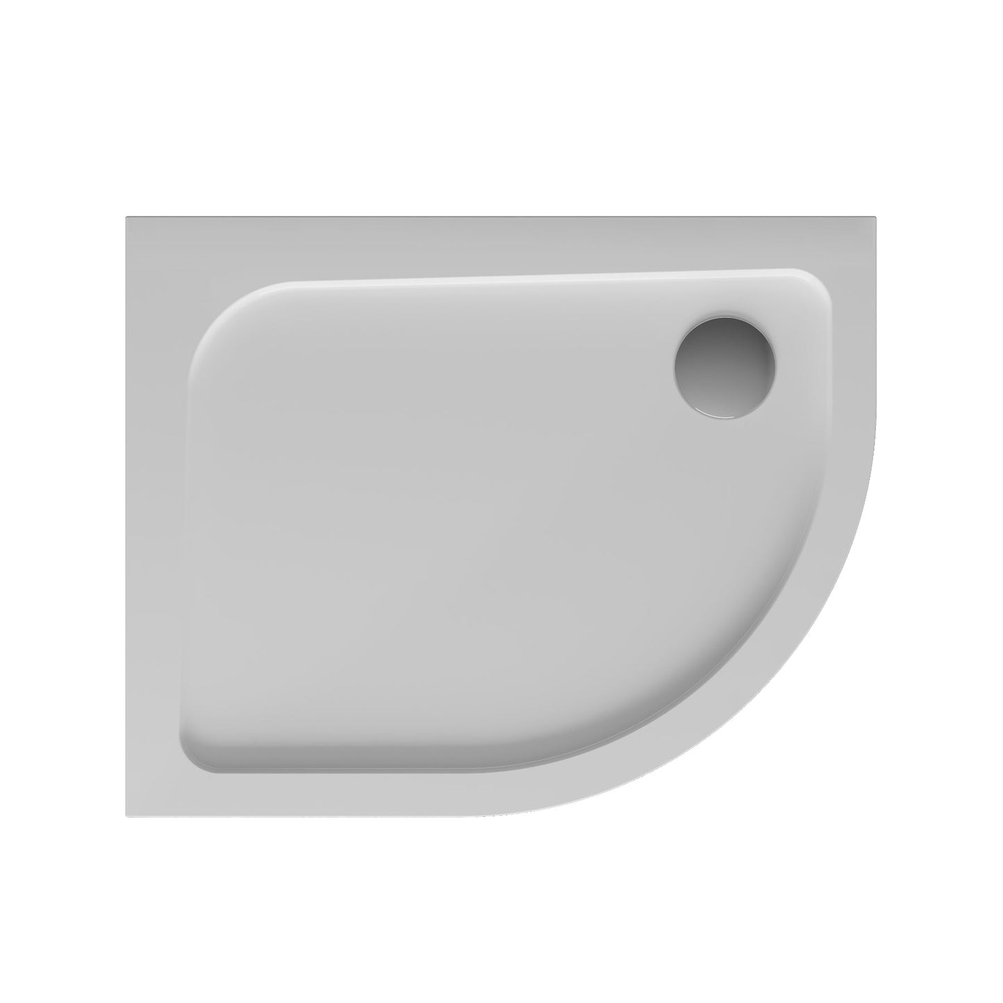 Asymmetrical floor shower tray ORIS