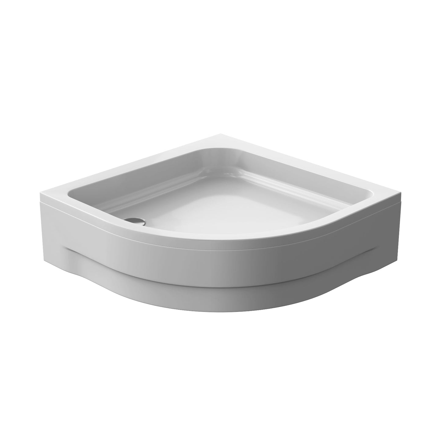 Acrylic semicircular shower base PAKO