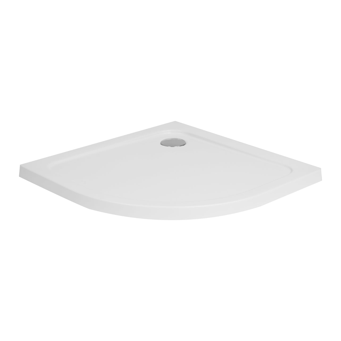 Semicircular shower base applied to the floor STANDARD