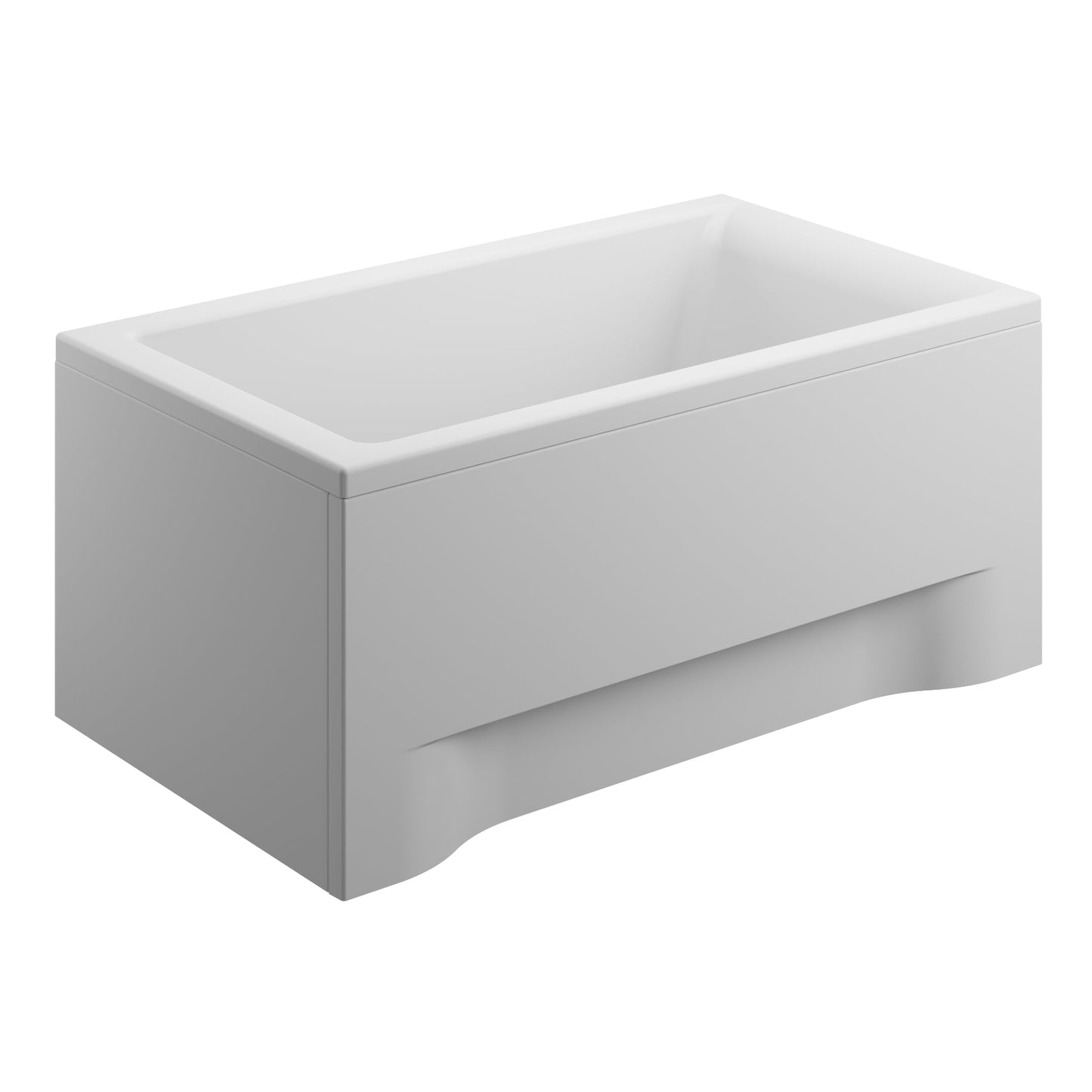 Small acrylic rectangular bathtub CAPRI
