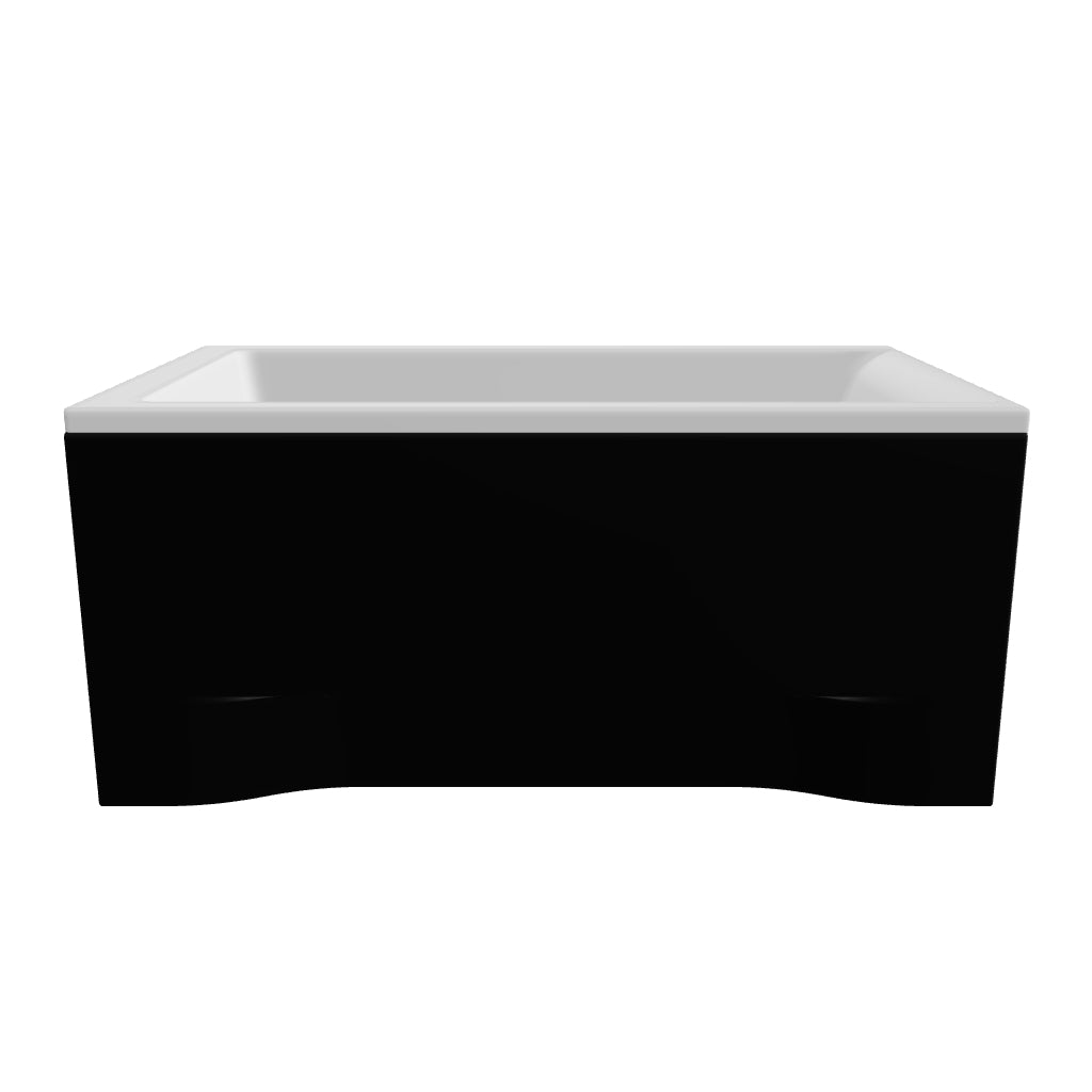 Load 3D model into Gallery viewer, Small acrylic rectangular bathtub CAPRI