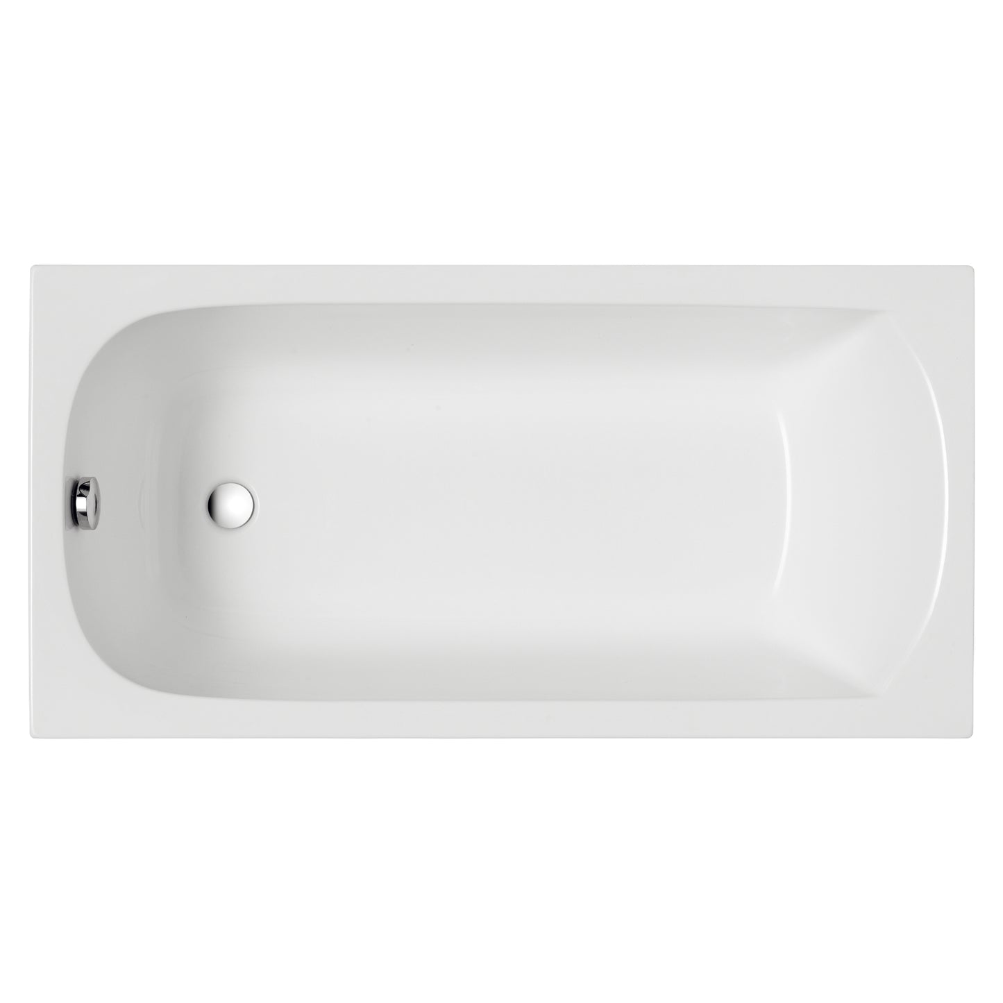 Acrylic rectangular bathtub CLASSIC SLIM