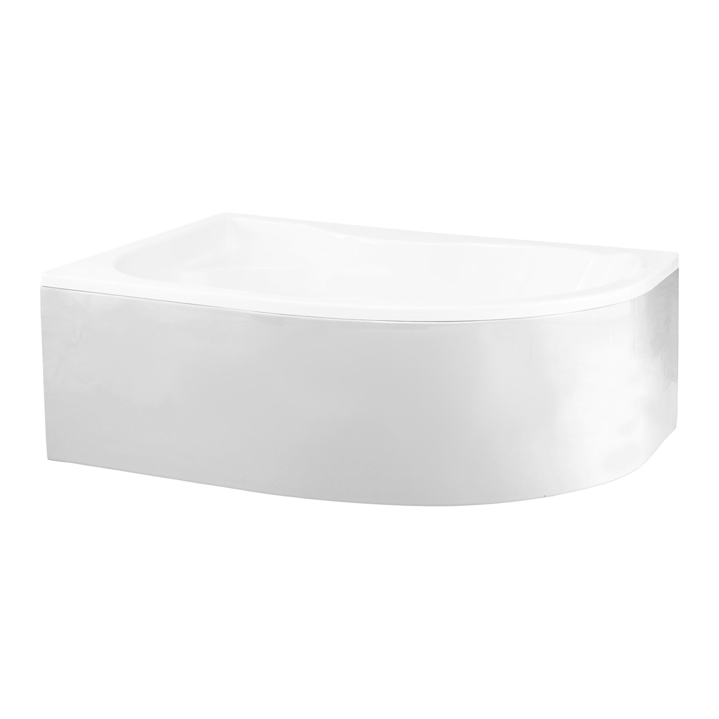 Acrylic housing for corner asymmetrical bathtub DORA