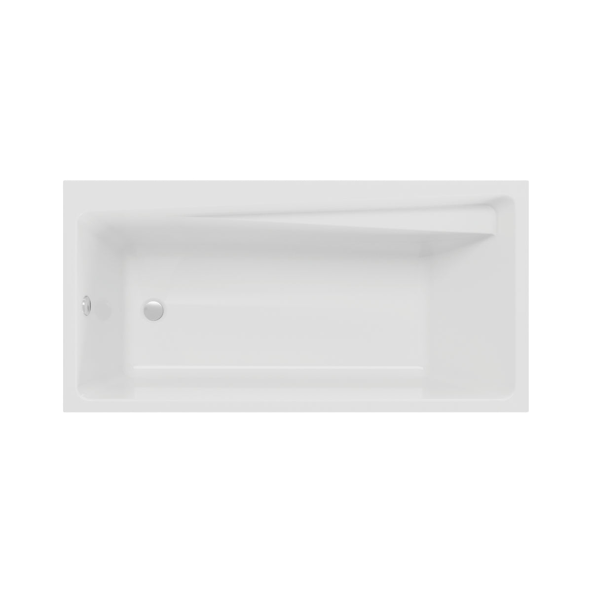 Acrylic rectangular bathtub ELZA POLIMAT