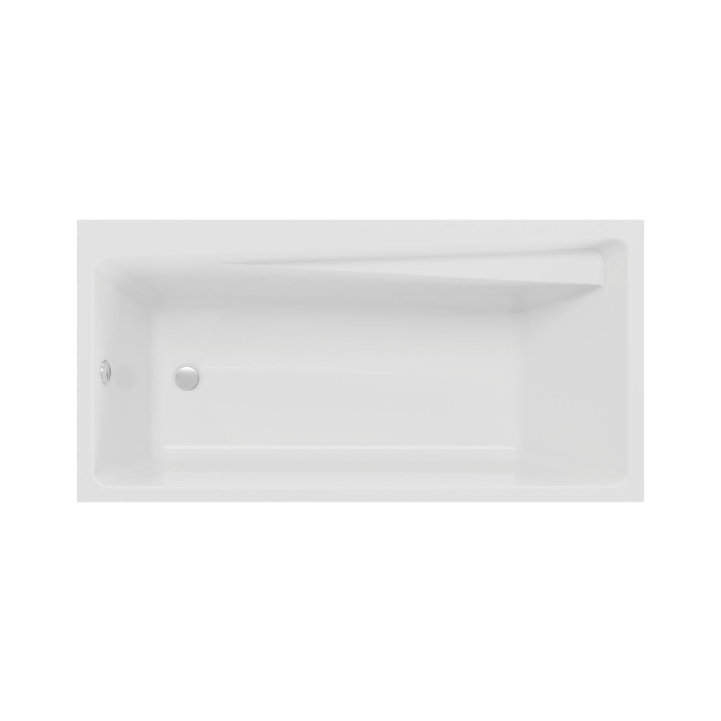 Acrylic rectangular bathtub ELZA