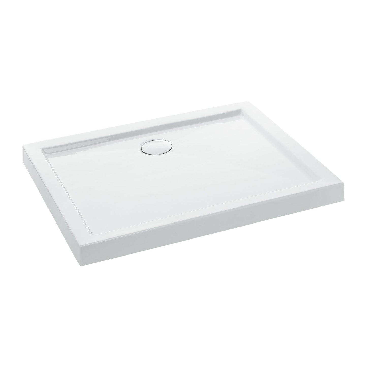 Square shower base applied to the floor GOLIAT