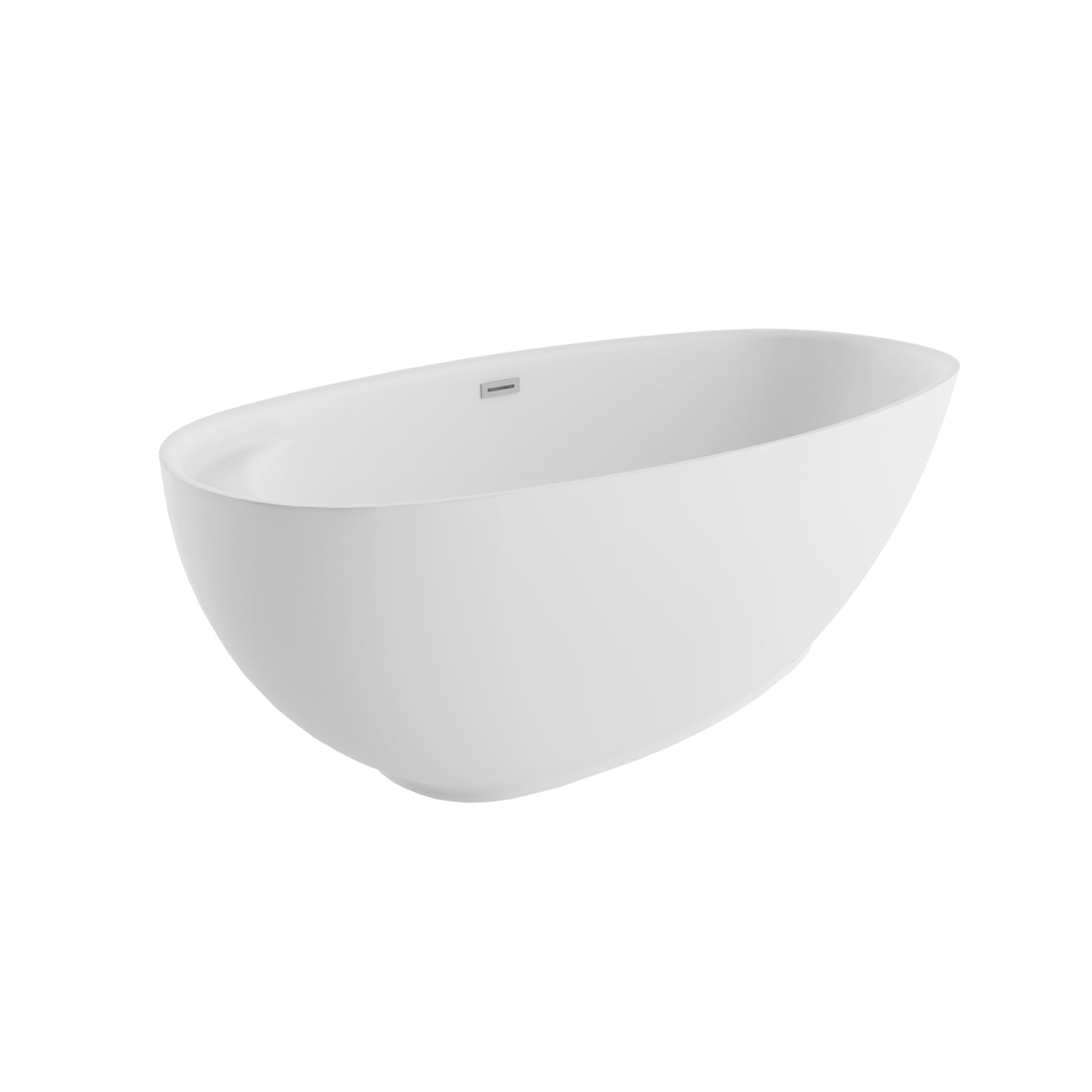 Acrylic freestanding bathtube KIVI 165 x 75 cm