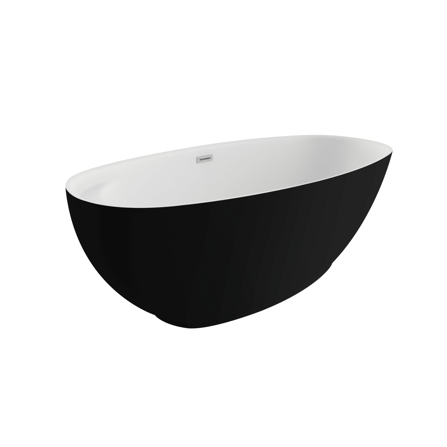 Acrylic freestanding bathtube KIVI 165 x 75 cm