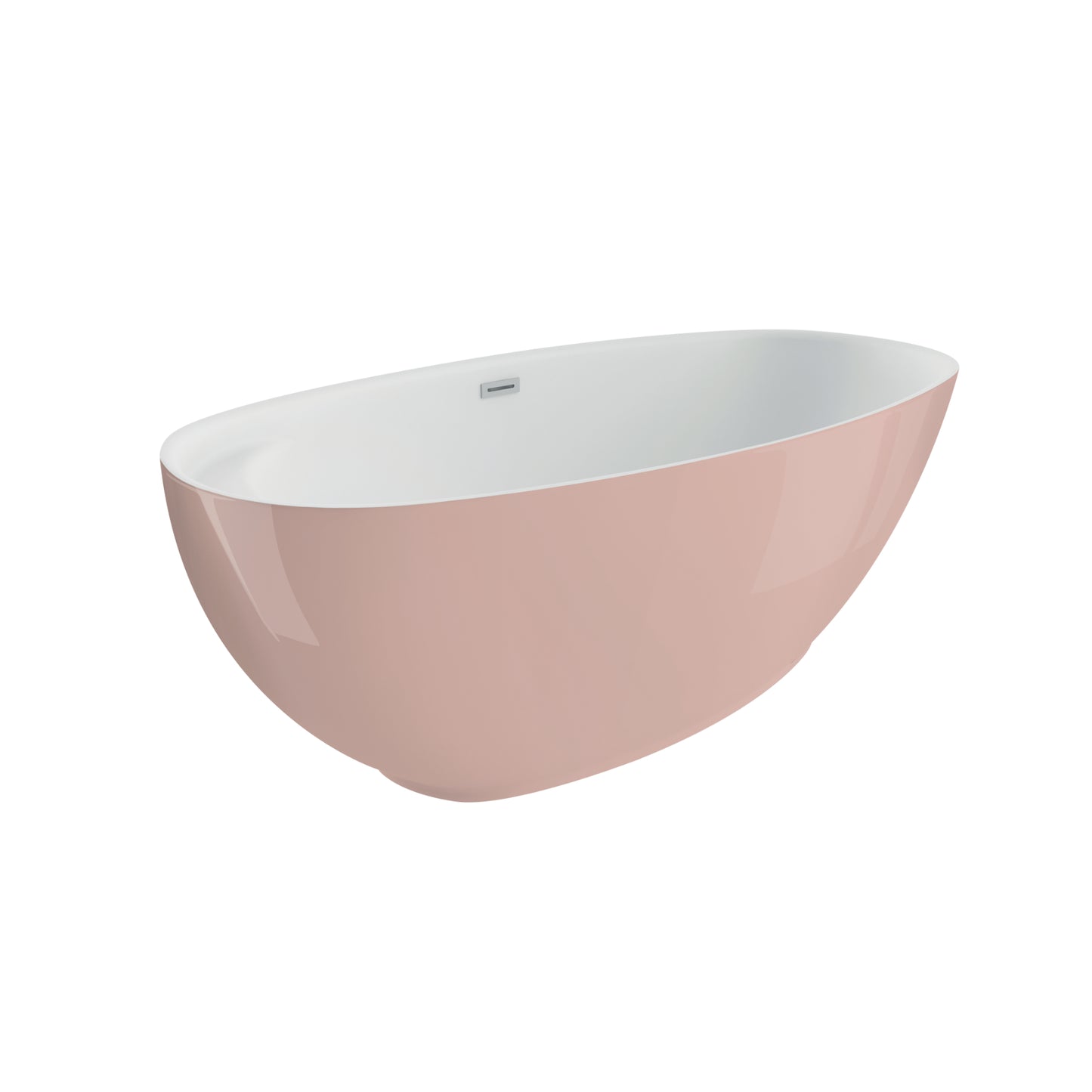 Acrylic freestanding bathtube KIVI 165 x 75 cm
