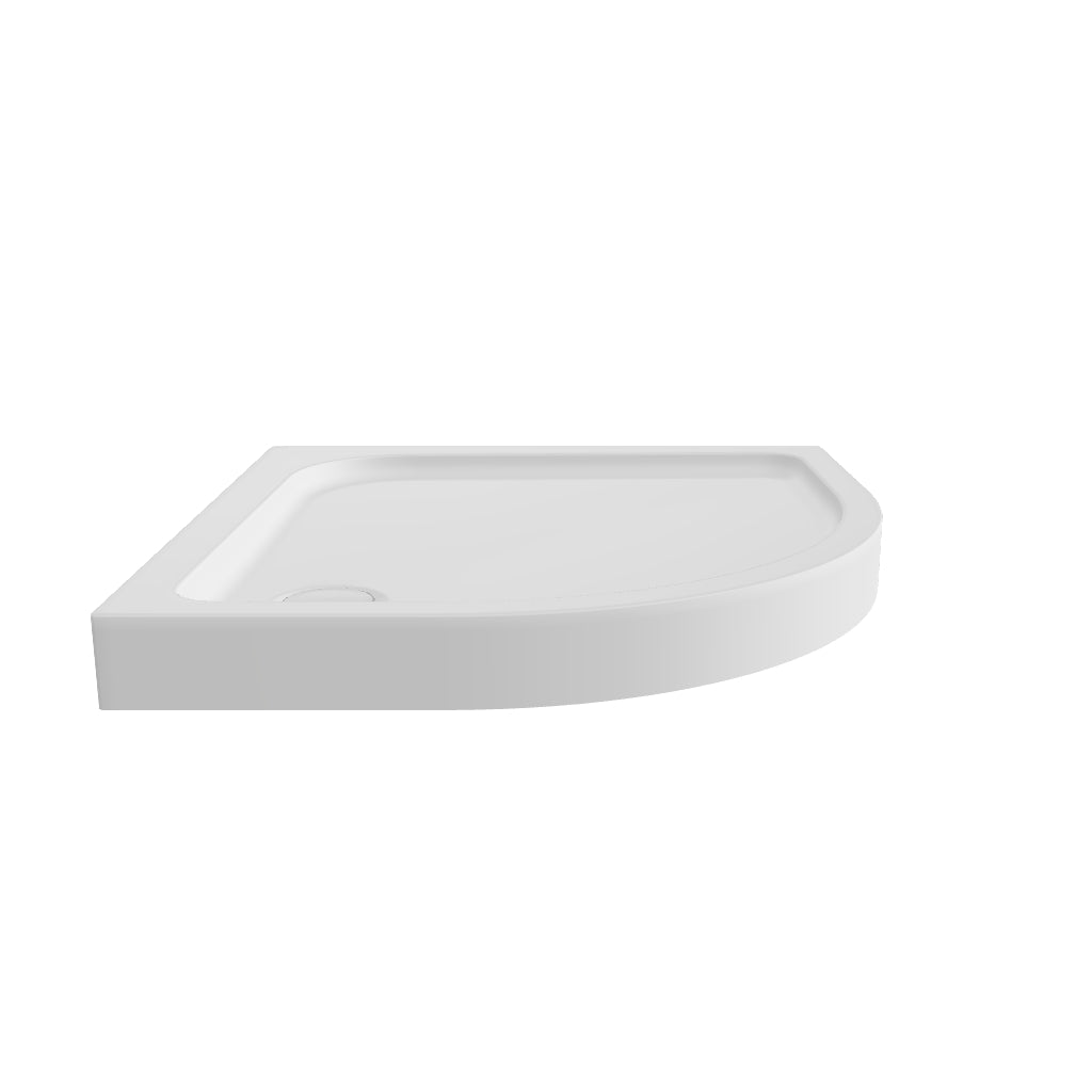 Load 3D model into Gallery viewer, Acrylic semicircular compact shower base PAKO