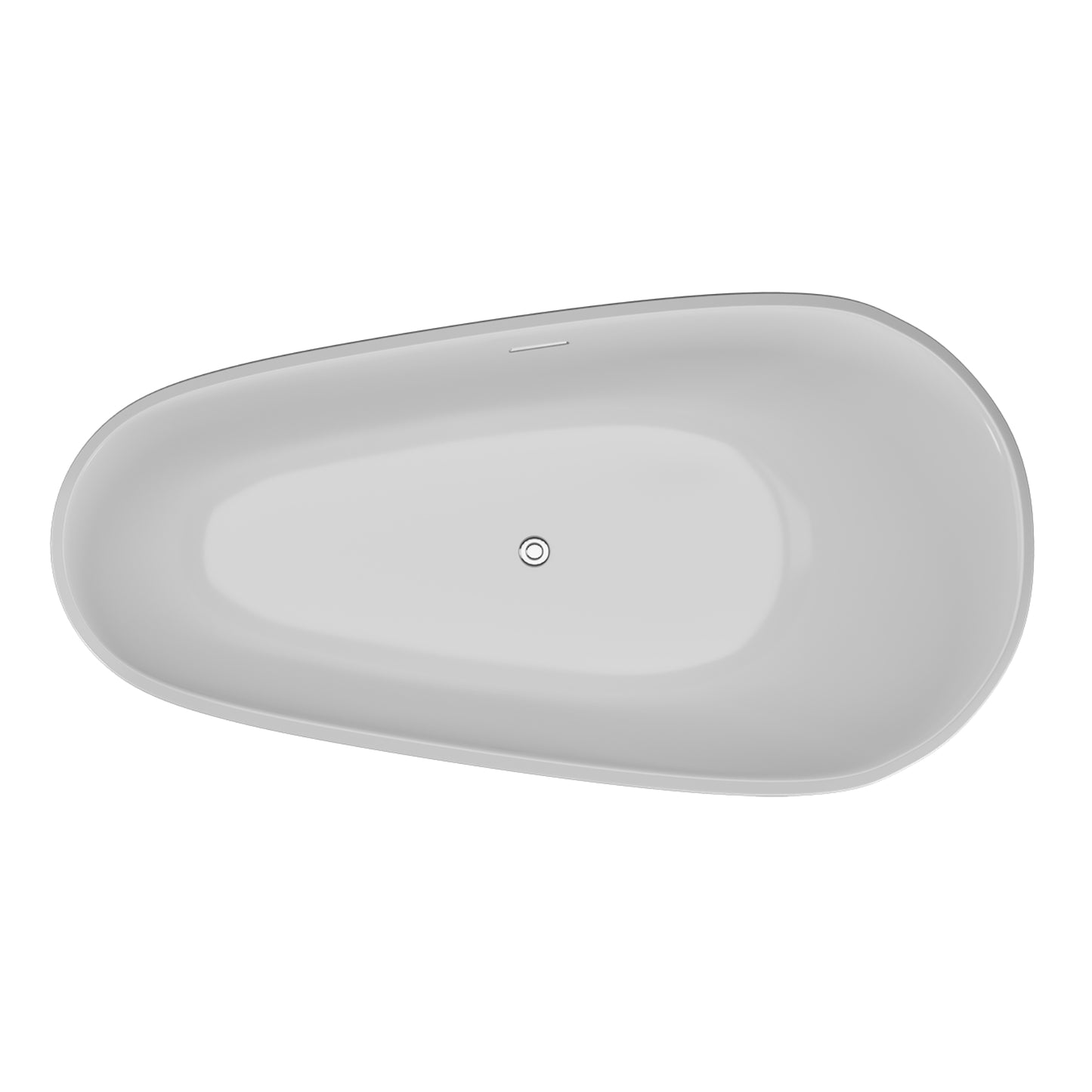 Acrylic freestanding bathtube SHILA 170 x 85 cm