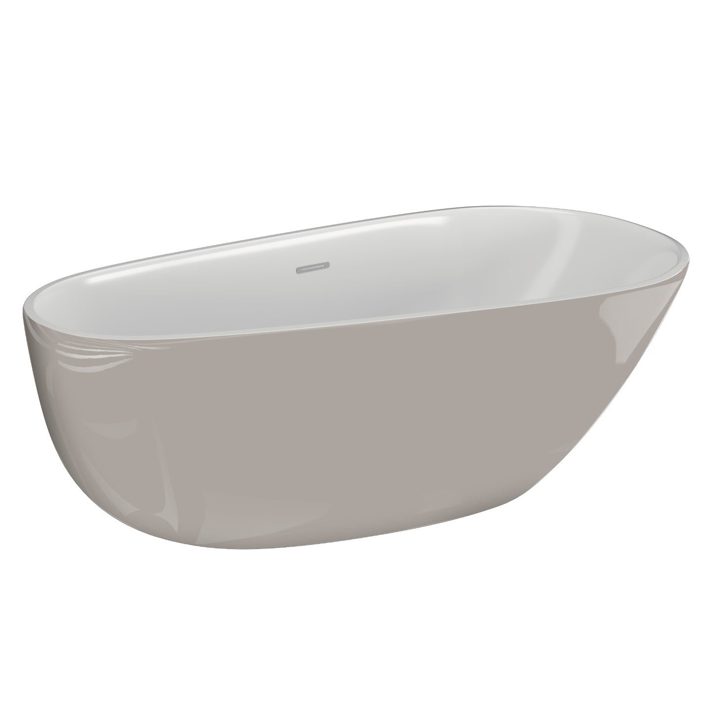 Acrylic freestanding bathtube SHILA 170 x 85 cm