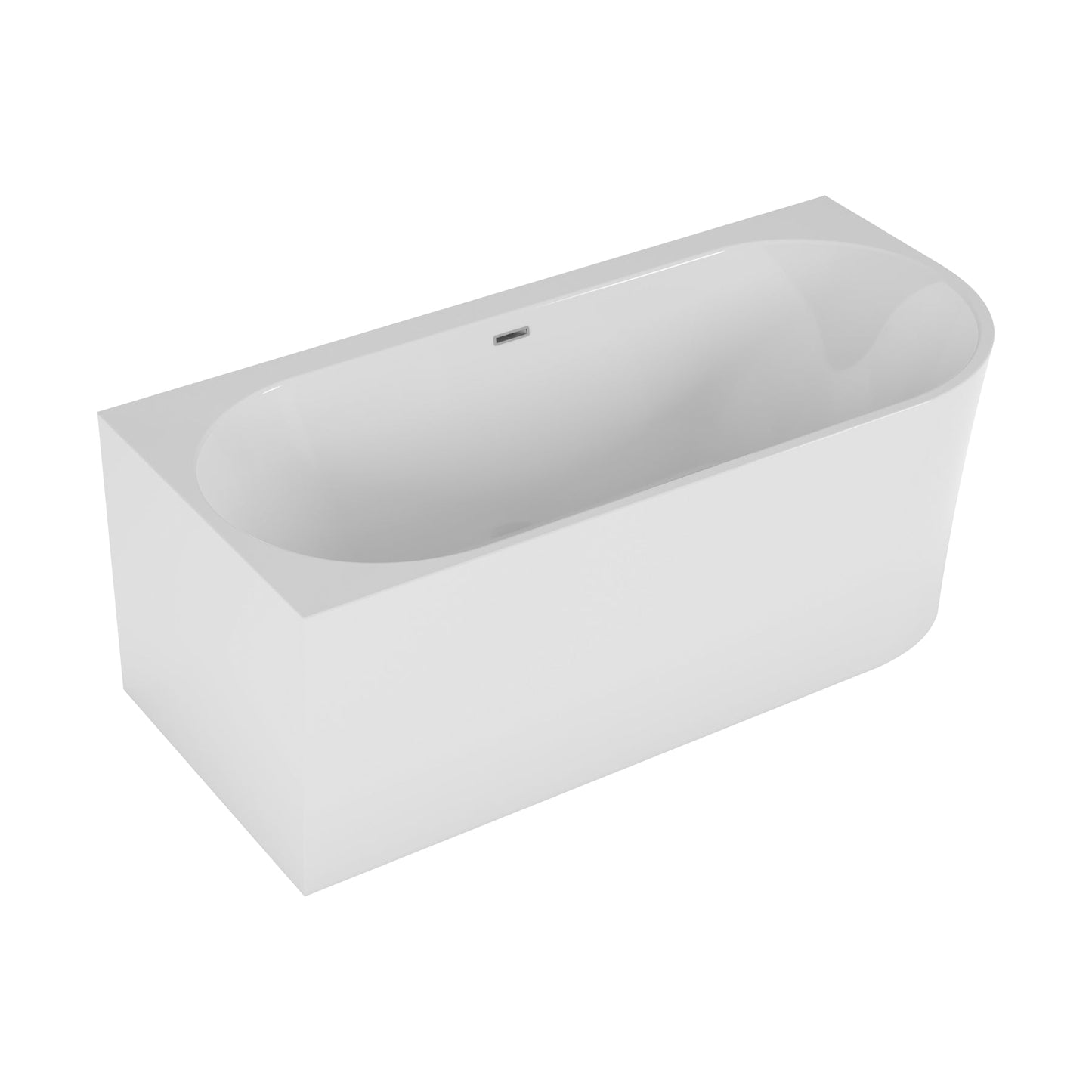Freestanding corner bathtub SOLA 160 x 75 cm