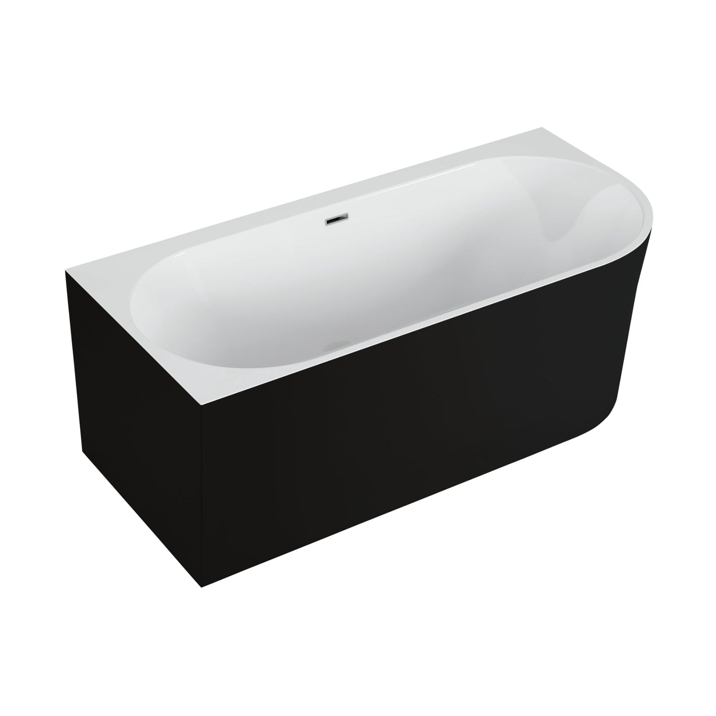 Freestanding corner bathtub SOLA 160 x 75 cm