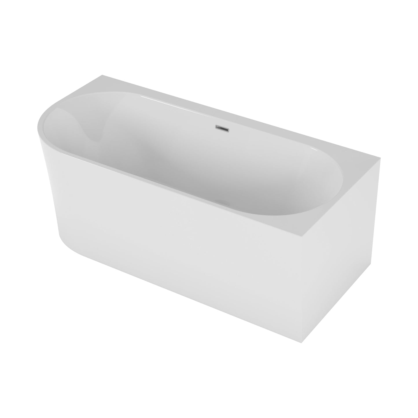 Freestanding corner bathtub SOLA 160 x 75 cm