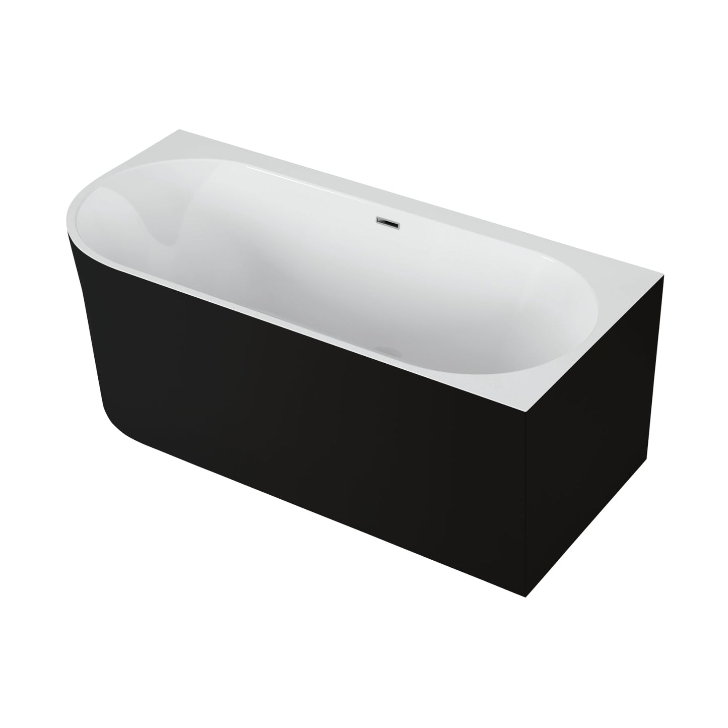 Freestanding corner bathtub SOLA 160 x 75 cm