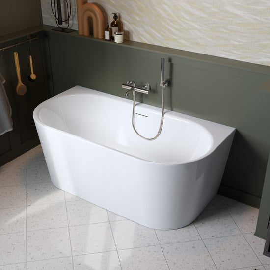 Acrylic freestanding bathtube SOLA 150 x 75 cm