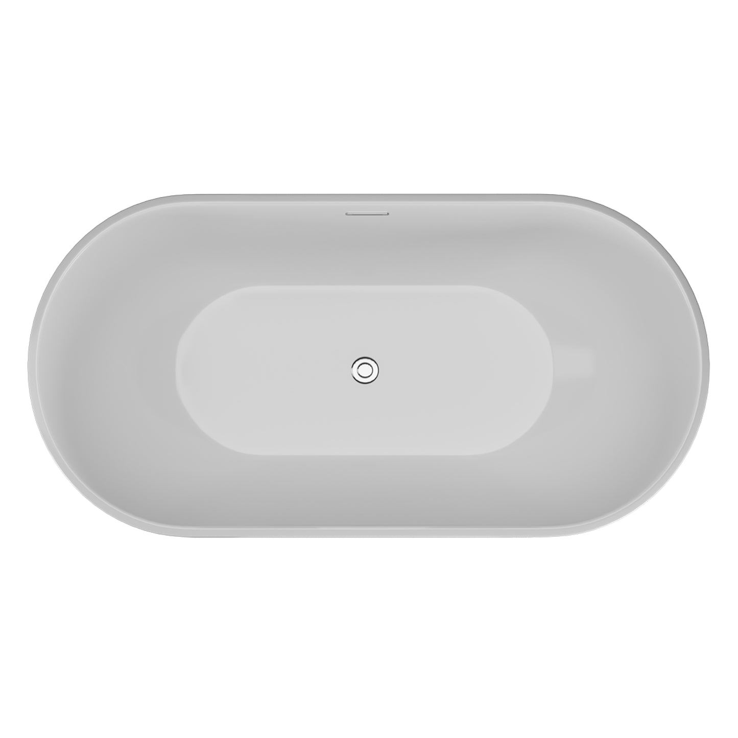 Acrylic freestanding bathtube UZO 160 x 80 cm