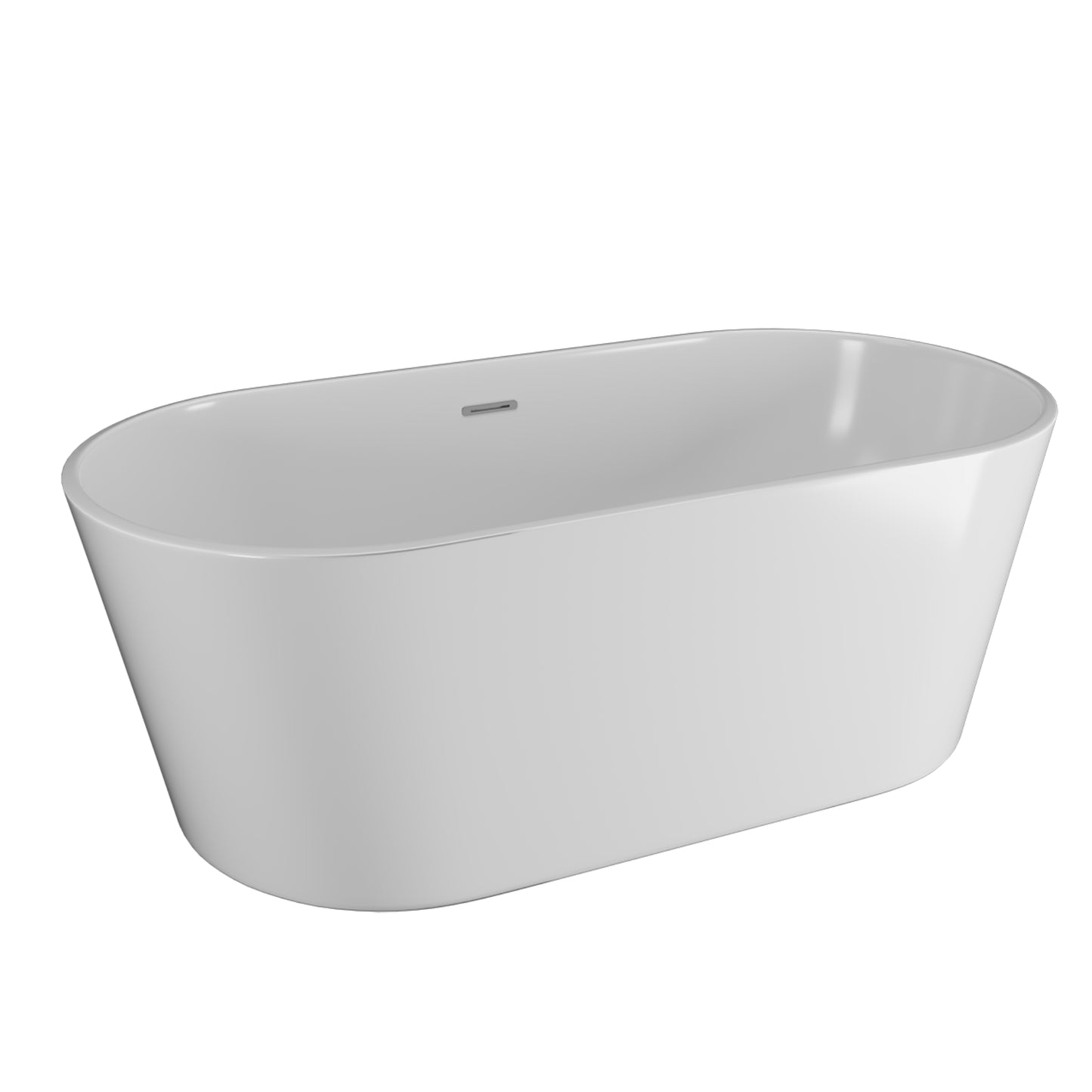 Acrylic freestanding bathtube UZO 160 x 80 cm