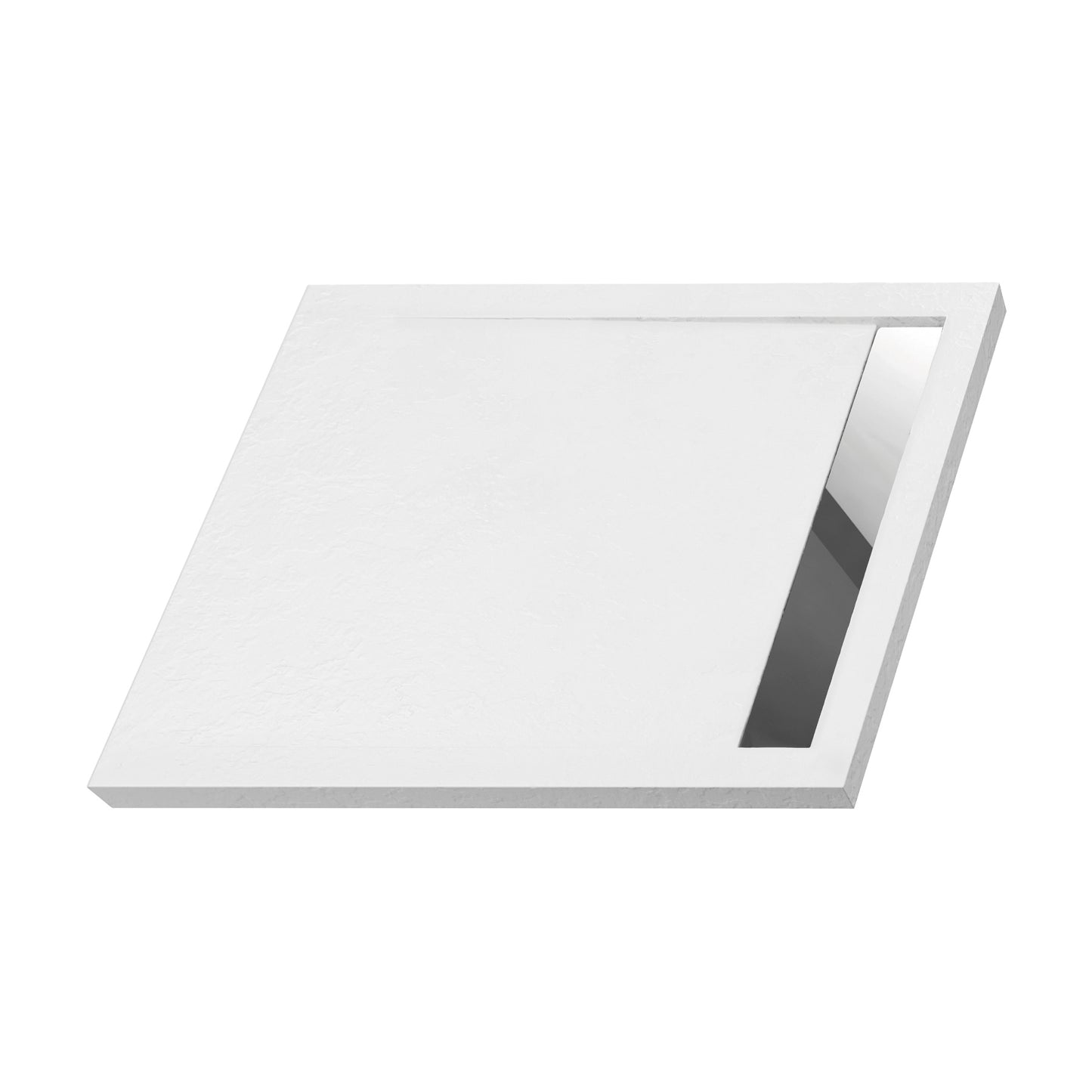 Rectangular shower base applied to the floor WEST NEW