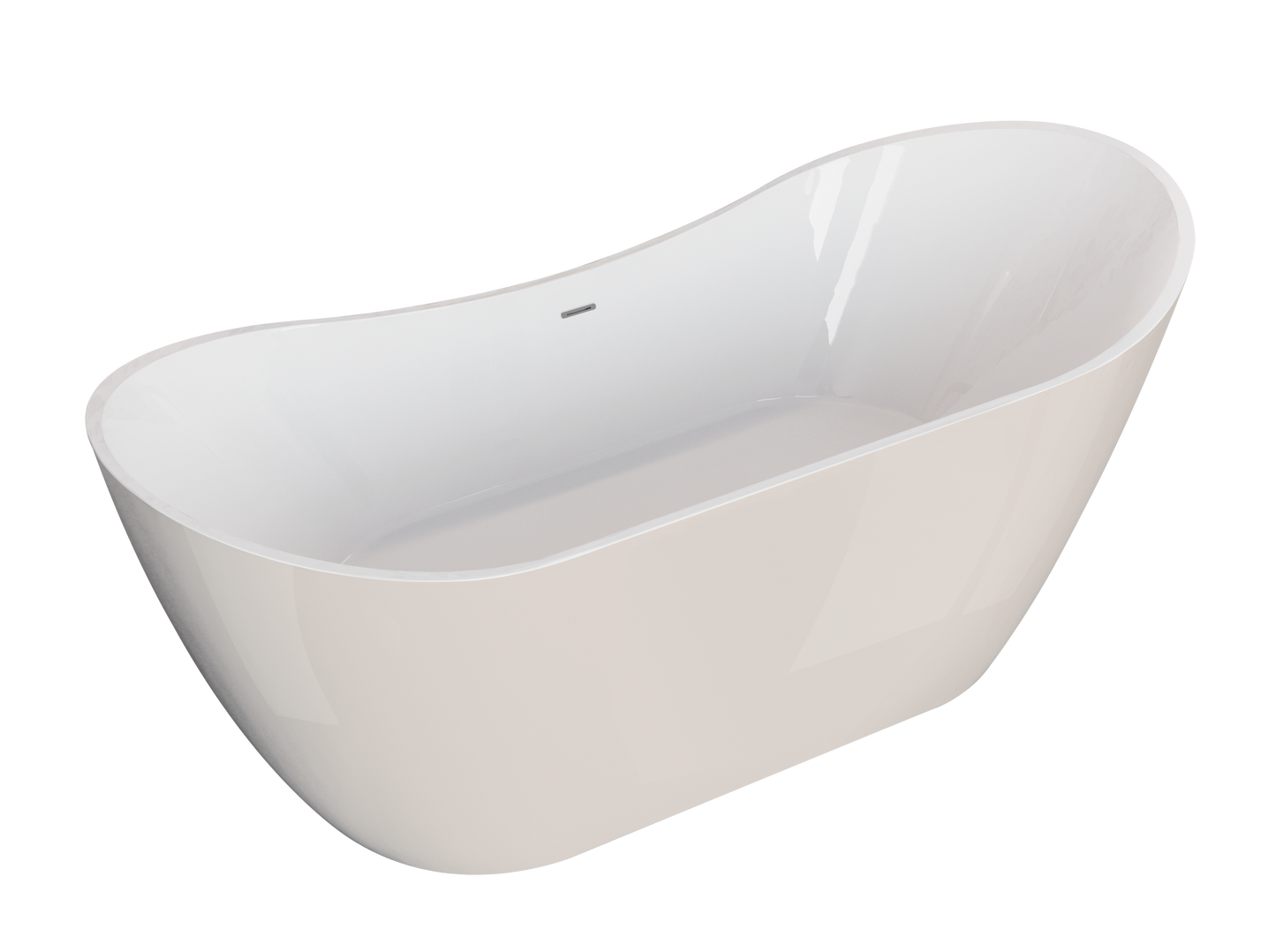 Acrylic freestanding bathtube ABI 180 x 80 cm