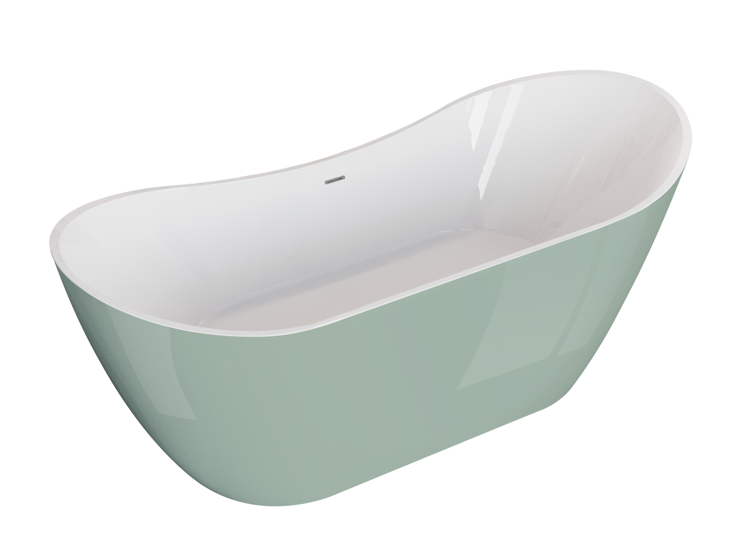 Acrylic freestanding bathtube ABI 180 x 80 cm
