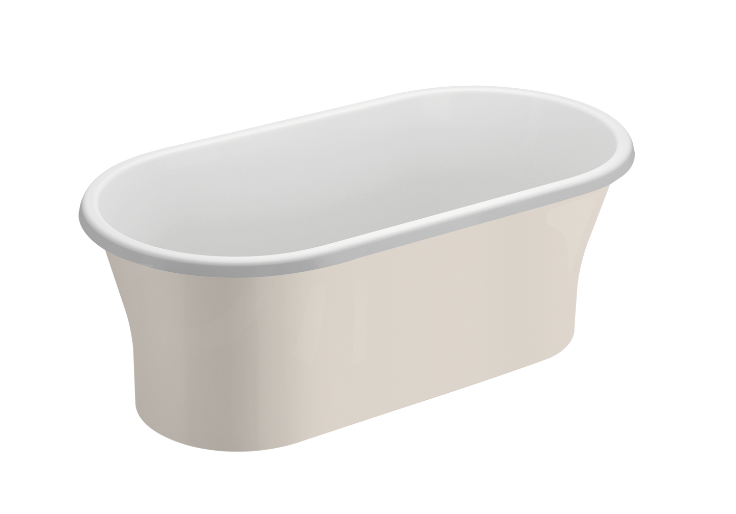 Acrylic freestanding bathtube AMONA NEW 150 x 75 cm