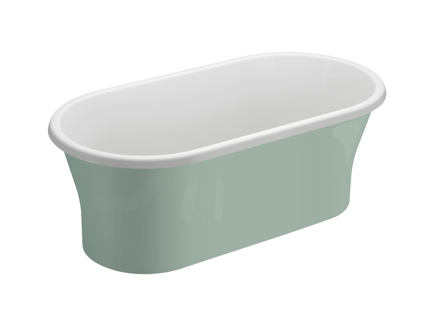 Acrylic freestanding bathtube AMONA NEW 150 x 75 cm