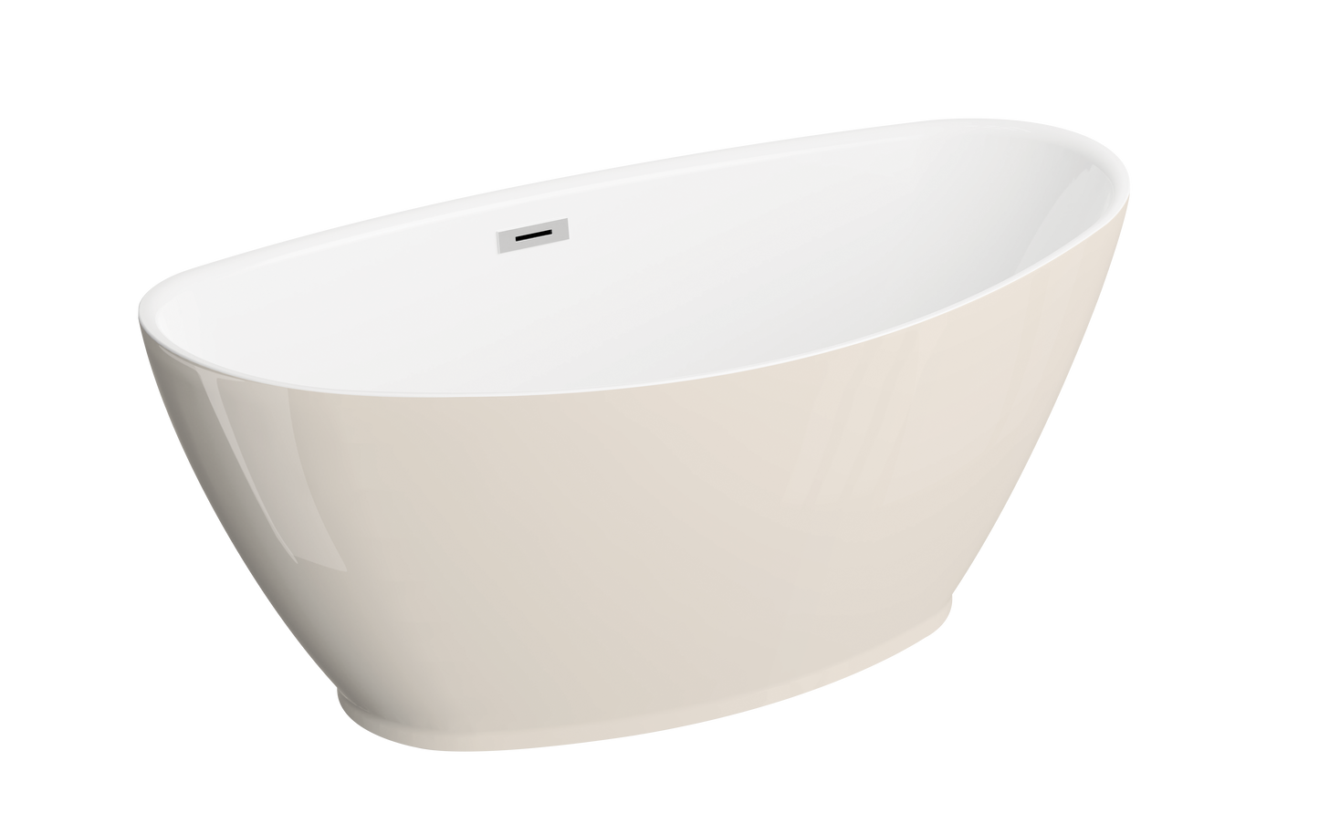 Acrylic freestanding bathtube MANGO 150 x 75 cm