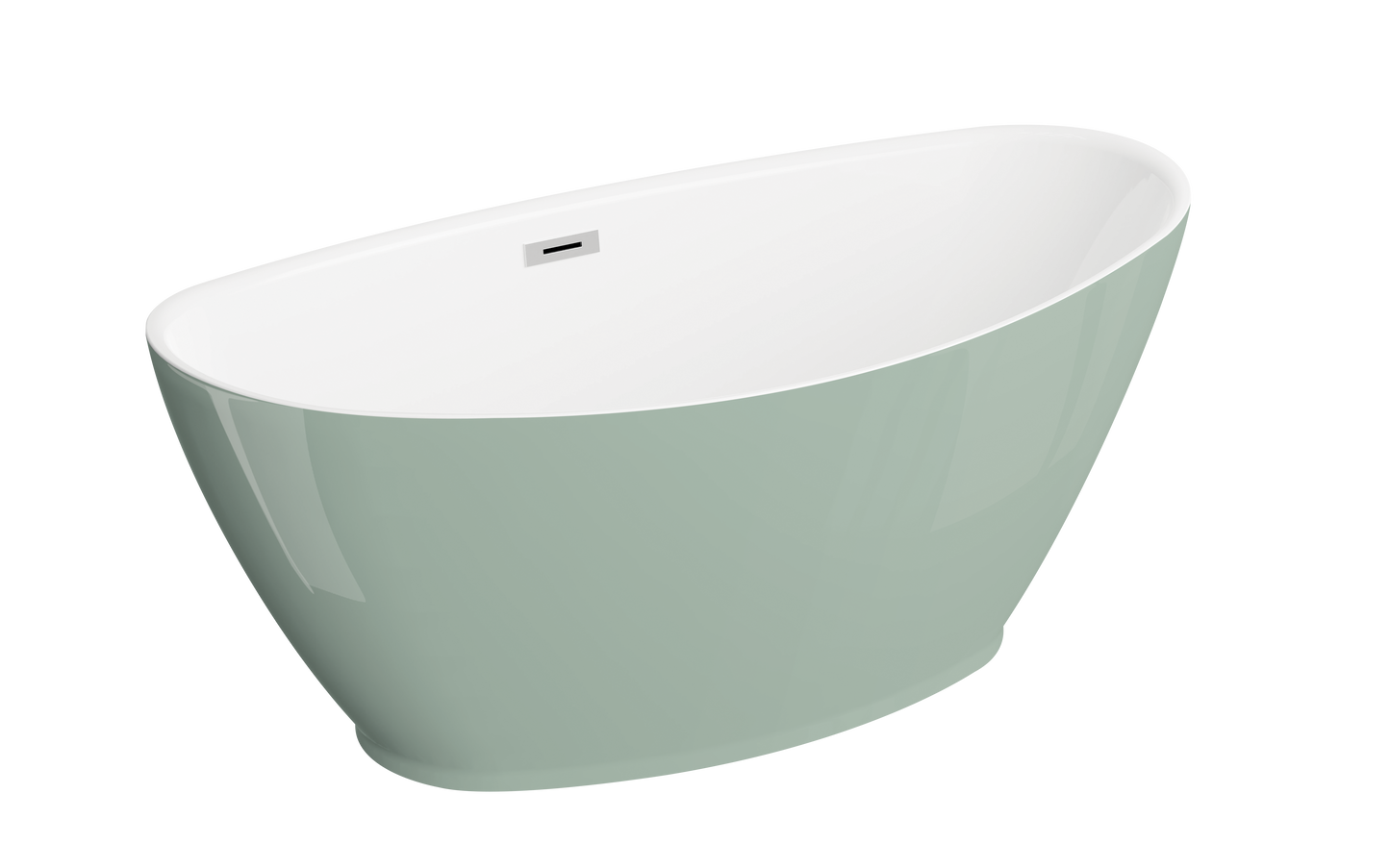Acrylic freestanding bathtube MANGO 150 x 75 cm