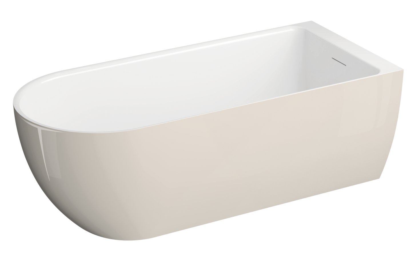 Acrylic freestanding bathtube MURENA 170 x 75 cm