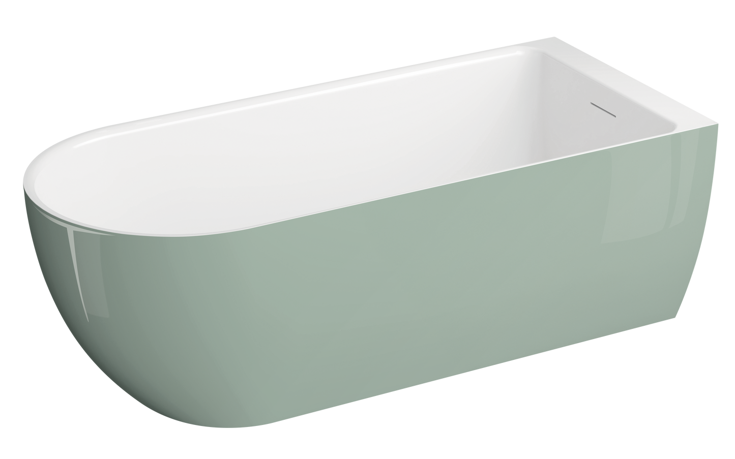 Acrylic freestanding bathtube MURENA 170 x 75 cm