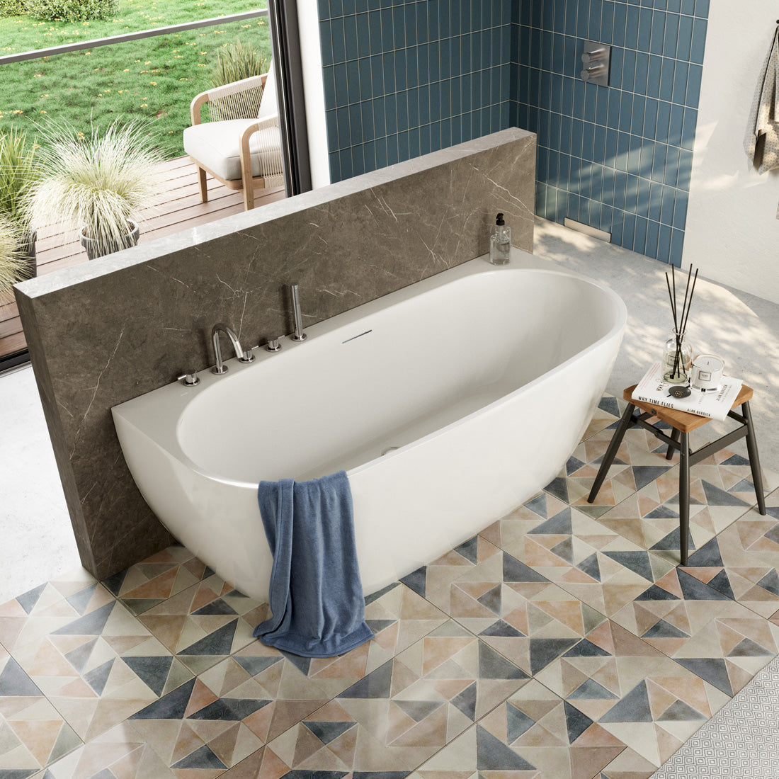 Acrylic freestanding bathtube RISA