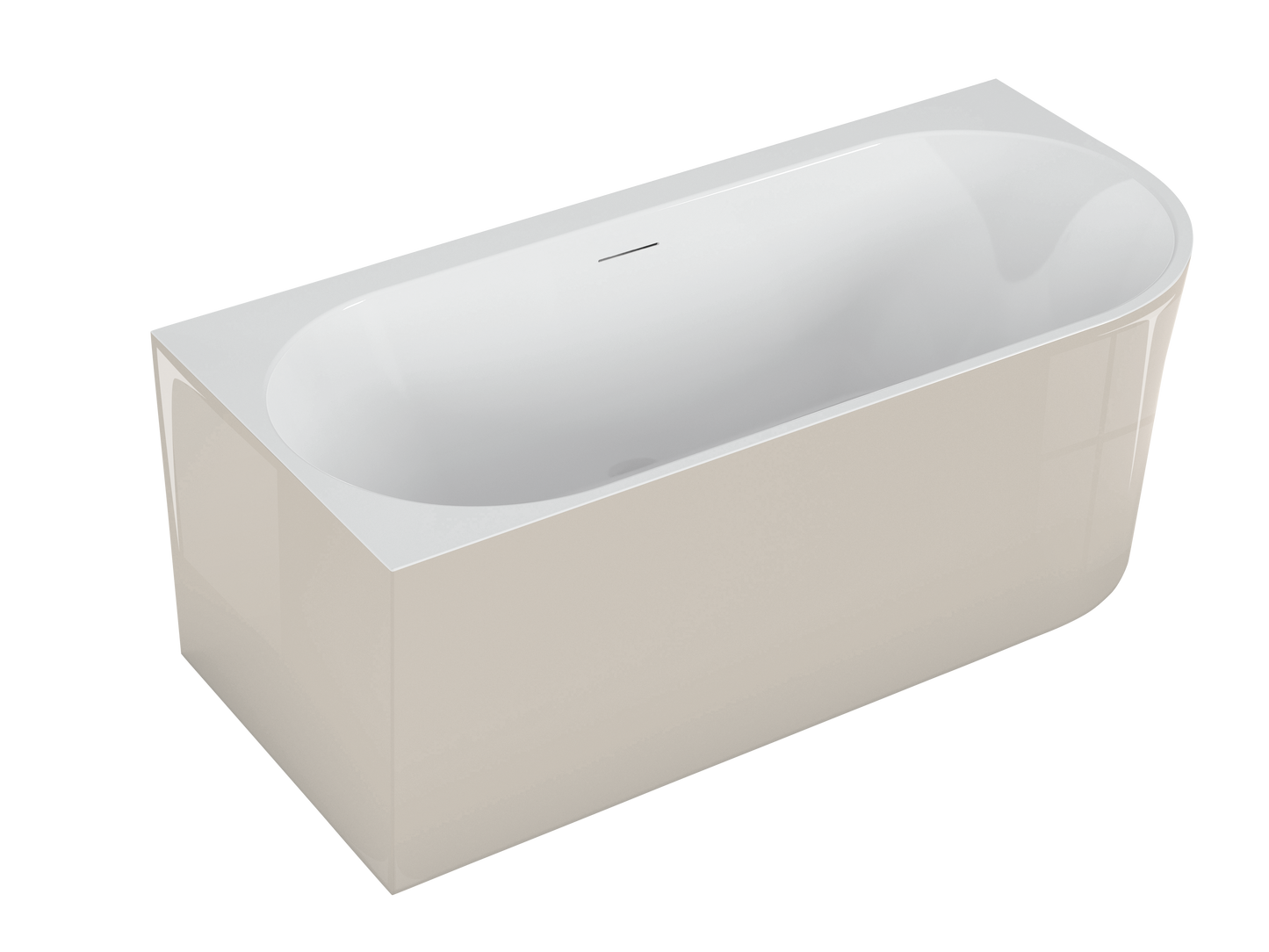 Freistehende Eckbadewanne SOLA