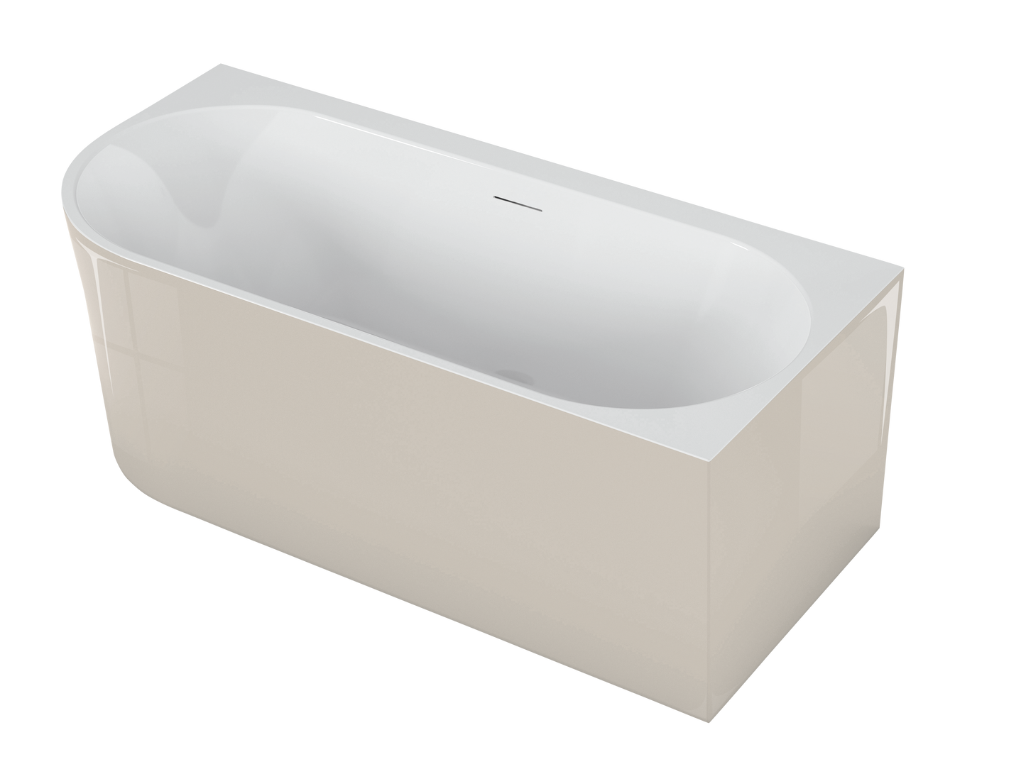 Freistehende Eckbadewanne SOLA