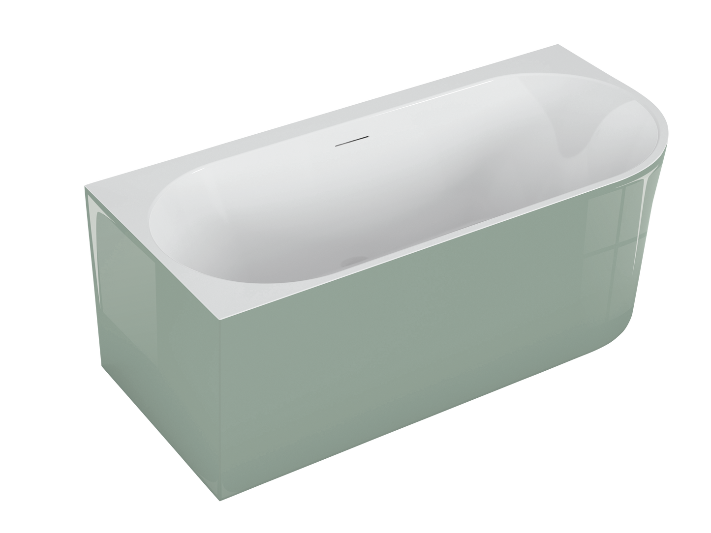 Freistehende Eckbadewanne SOLA