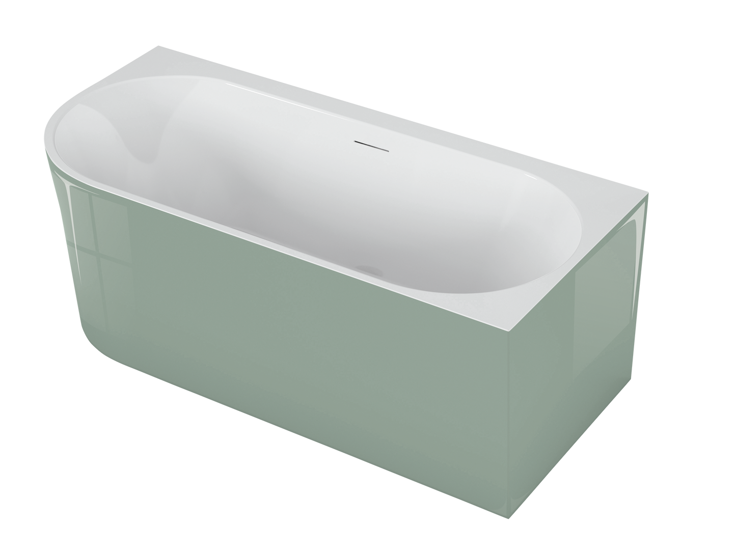 Freistehende Eckbadewanne SOLA