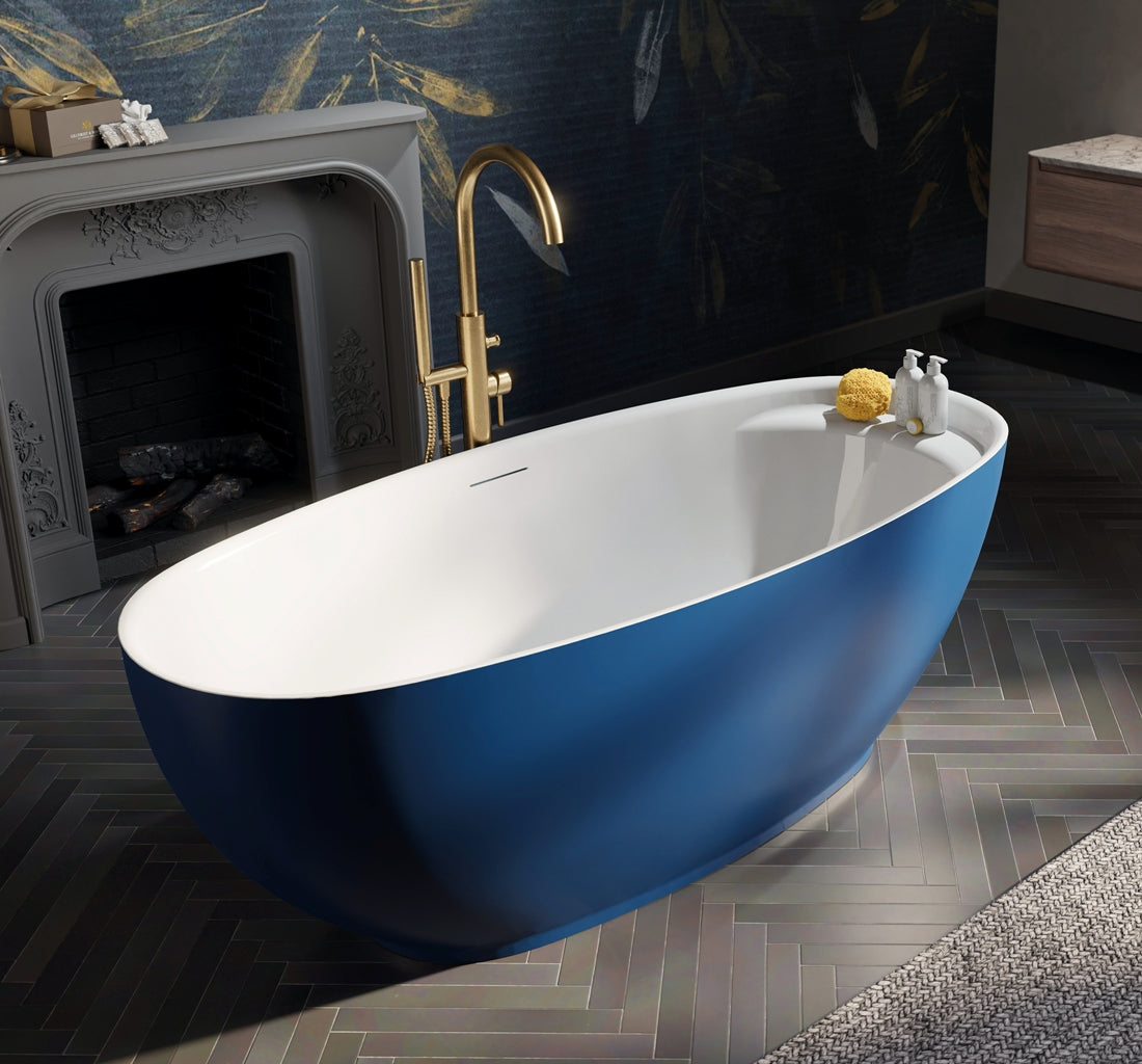 Acrylic freestanding bathtube KIVI 165 x 75 cm