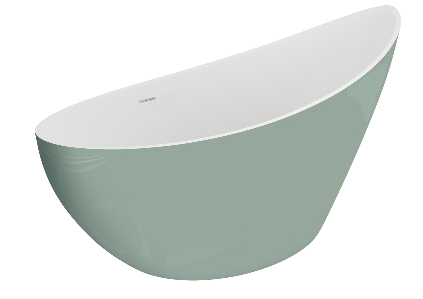 Acrylic freestanding bathtube ZOE 180 x 80 cm