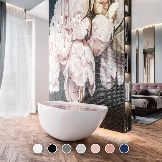 Acrylic freestanding bathtube SHILA 170 x 85 cm