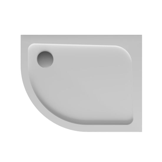 Acrylic semicircular shower base compact ORIS