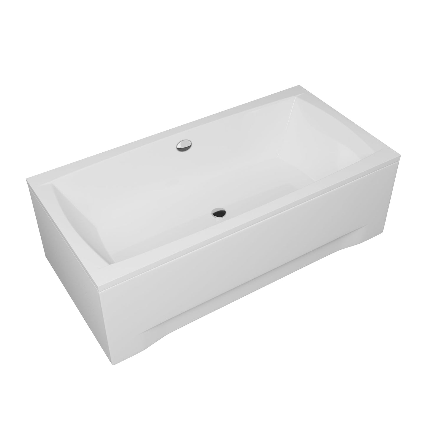 Load image into Gallery viewer, Acrylic rectangular bathtub APRI
