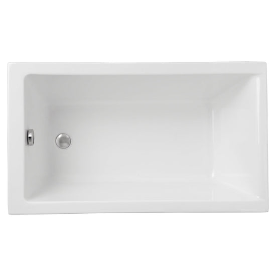 Small acrylic rectangular bathtub CAPRI