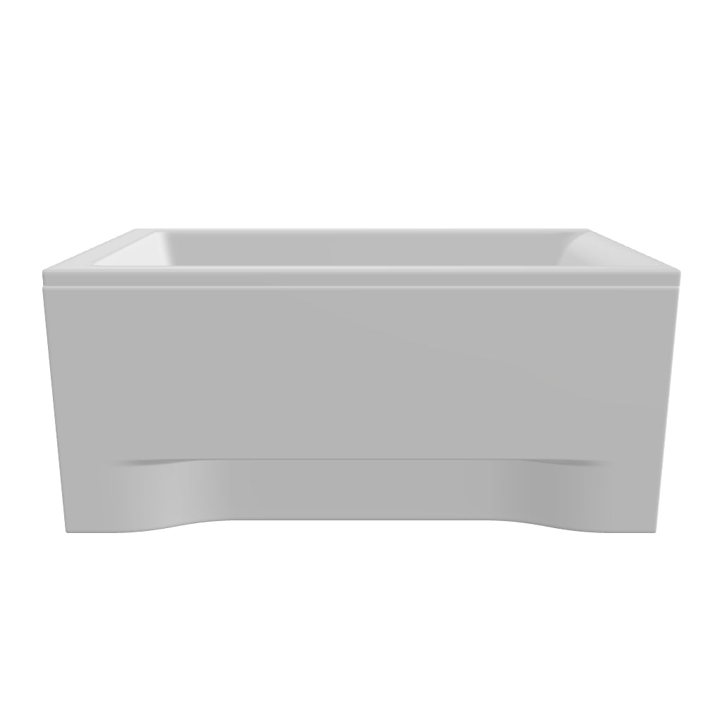 Загрузите 3D-модель в программу просмотра галереи, Маленькая акриловая прямоугольная ванна CAPRI

