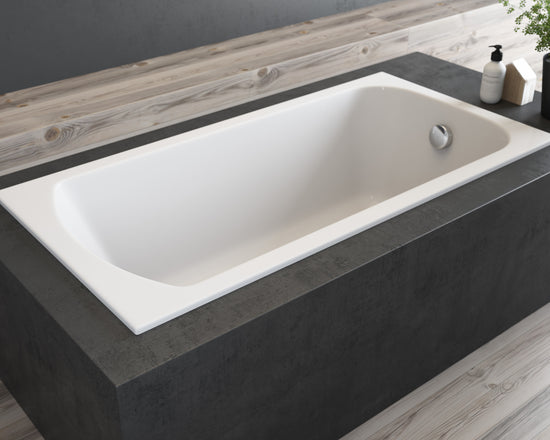 Load image into Gallery viewer, Acrylic rectangular bathtub CLASSIC SLIM
